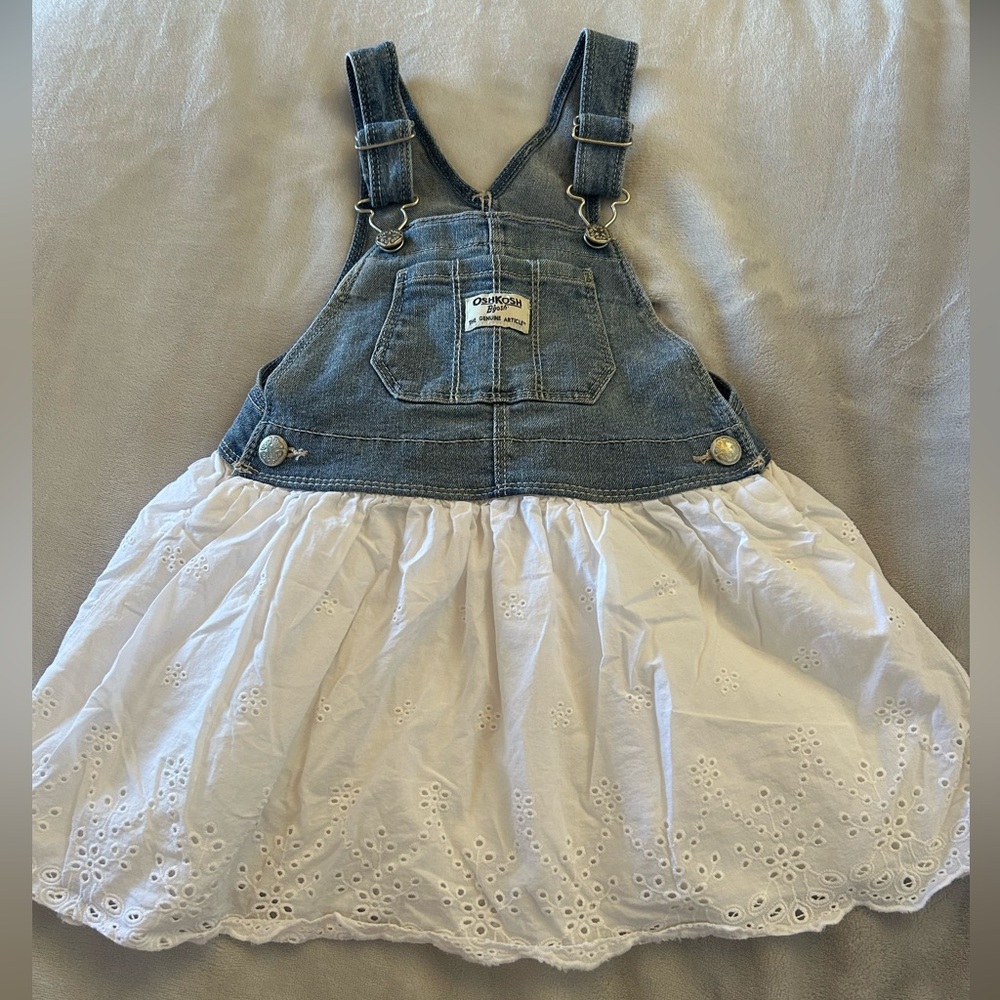 Girl’s Overalls Dress